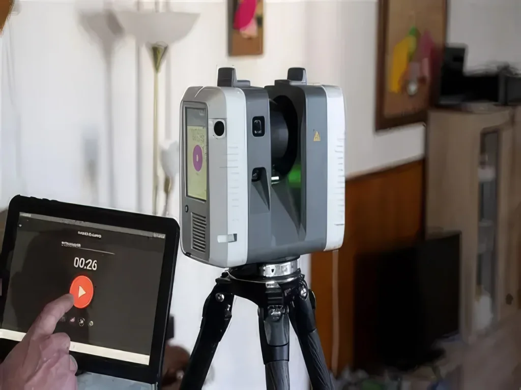 Scanner laser 3D utilisé par Sevid Build pour le relevé numérique des bâtiments